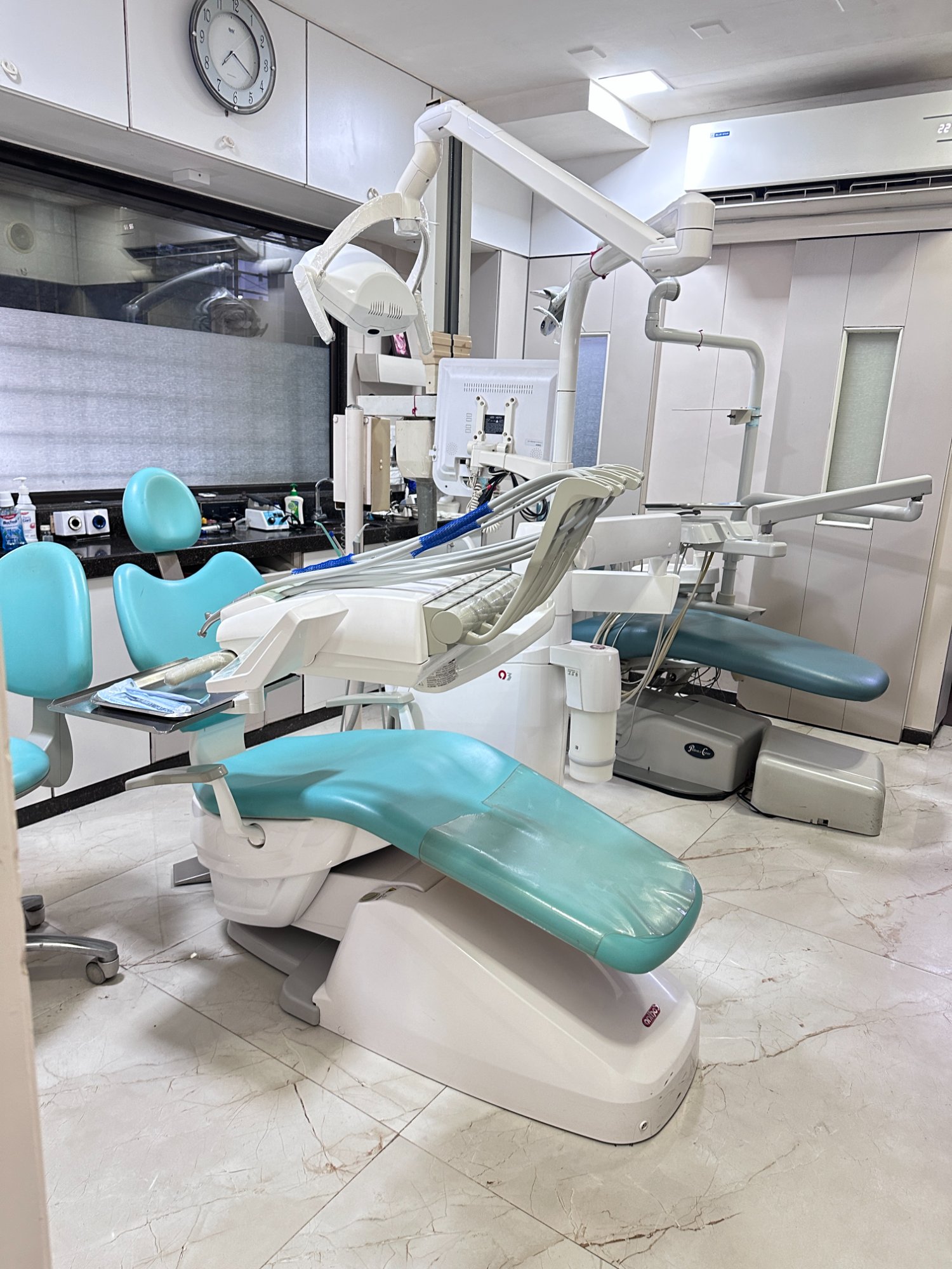 Dental chair close-up